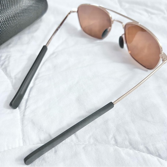 Rectangle Aviator frame sunglasses - Picture 10 of 11